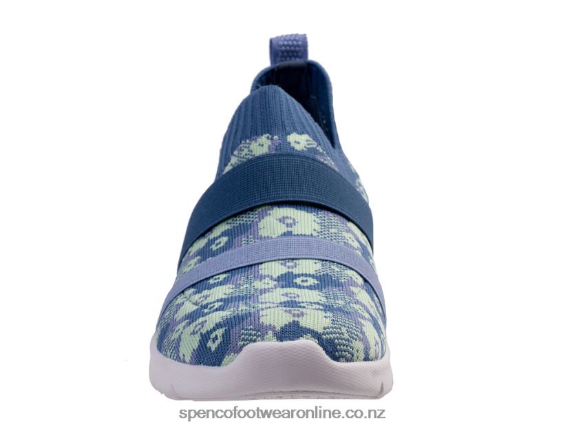 Women Spenco Footwear Karma Stretch Floral 426V8T522 Bluestone