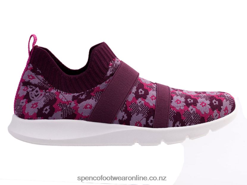 Women Spenco Footwear Karma Stretch Floral 426V8T523 Fuschia