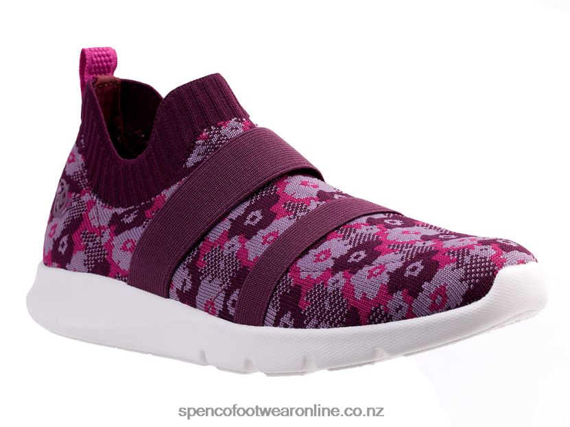 Women Spenco Footwear Karma Stretch Floral 426V8T523 Fuschia