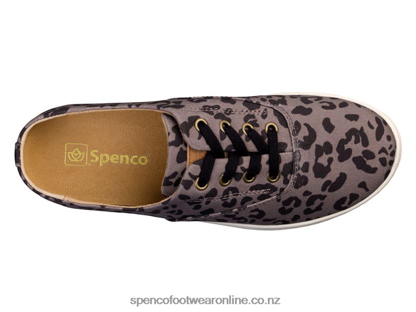 Women Spenco Footwear Khloe Kick Leopard Print 426V8T309 Snow Leopard