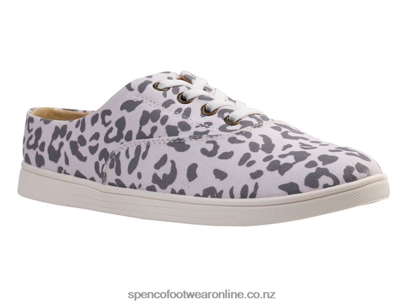 Women Spenco Footwear Khloe Kick Leopard Print 426V8T309 Snow Leopard