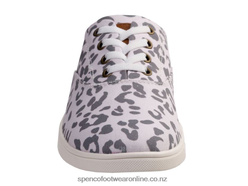 Women Spenco Footwear Khloe Kick Leopard Print 426V8T309 Snow Leopard