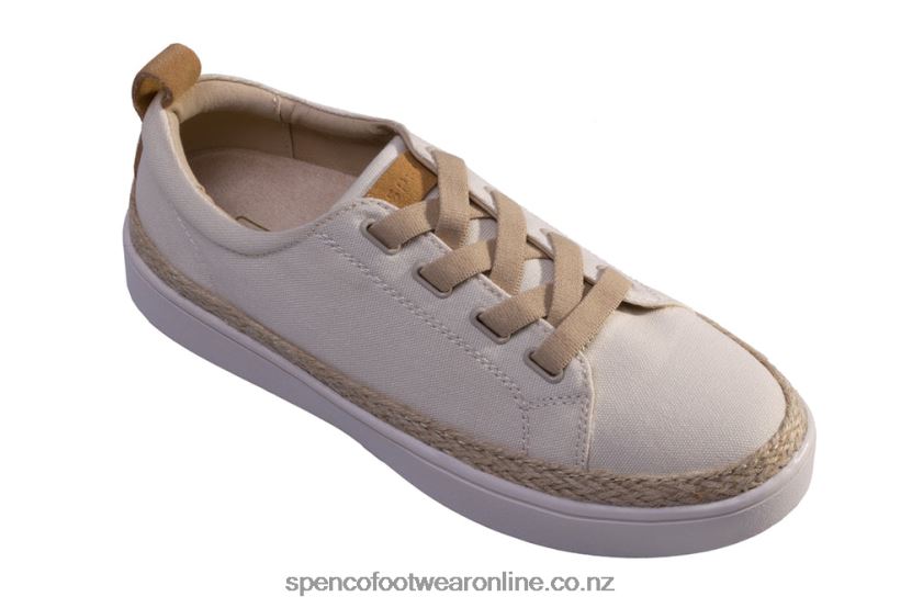 Women Spenco Footwear Malibu Lace 426V8T530 Cream