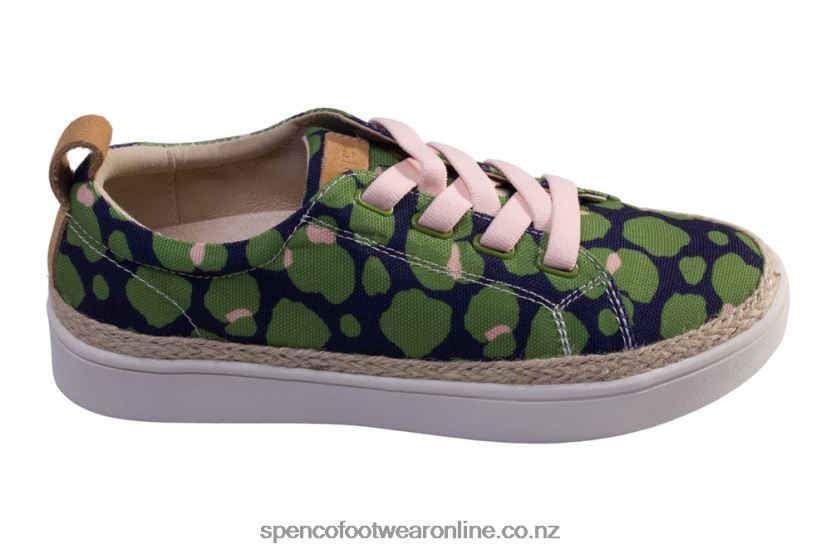 Women Spenco Footwear Malibu Lace Bokeh 426V8T535 Navy