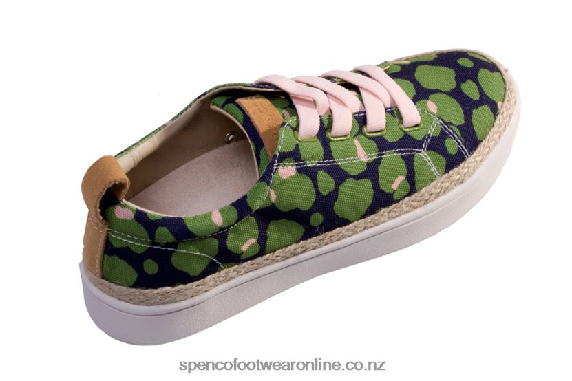 Women Spenco Footwear Malibu Lace Bokeh 426V8T535 Navy