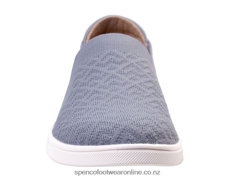 Women Spenco Footwear Mariner Stretch 426V8T424 Ghost Grey