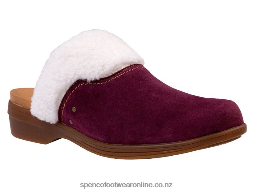 Women Spenco Footwear Northridge Cozy 426V8T417 Burgundy