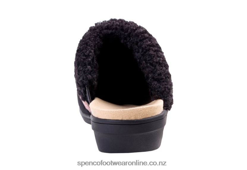 Women Spenco Footwear Ojai Cozy Clog 426V8T552 Black