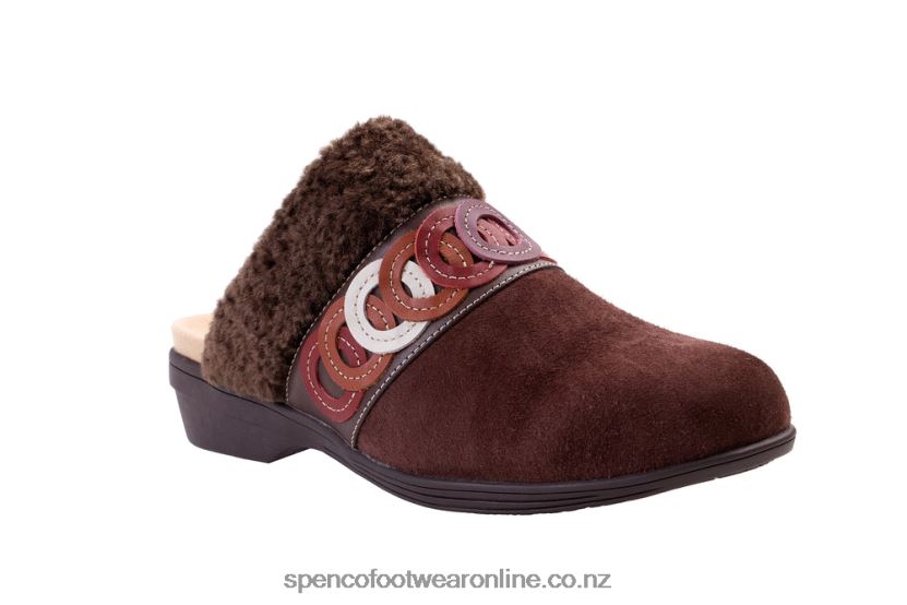 Women Spenco Footwear Ojai Cozy Clog 426V8T553 French Roast