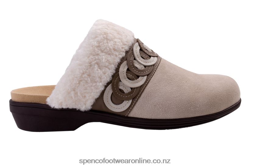 Women Spenco Footwear Ojai Cozy Clog 426V8T555 Grey Morn