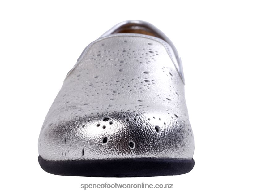 Women Spenco Footwear Paisley Ballet Seasonal 426V8T566 Silver