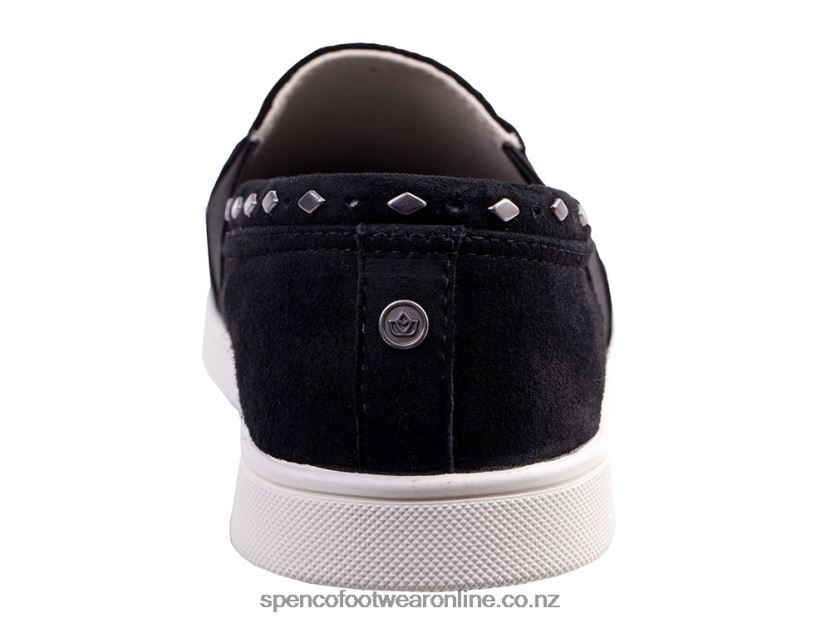 Women Spenco Footwear Santa Barbara Rivet Classic 426V8T487 Black