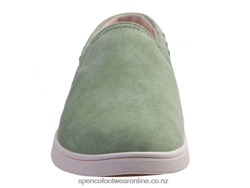 Women Spenco Footwear Santa Barbara Rivet Classic 426V8T489 Laurel Green