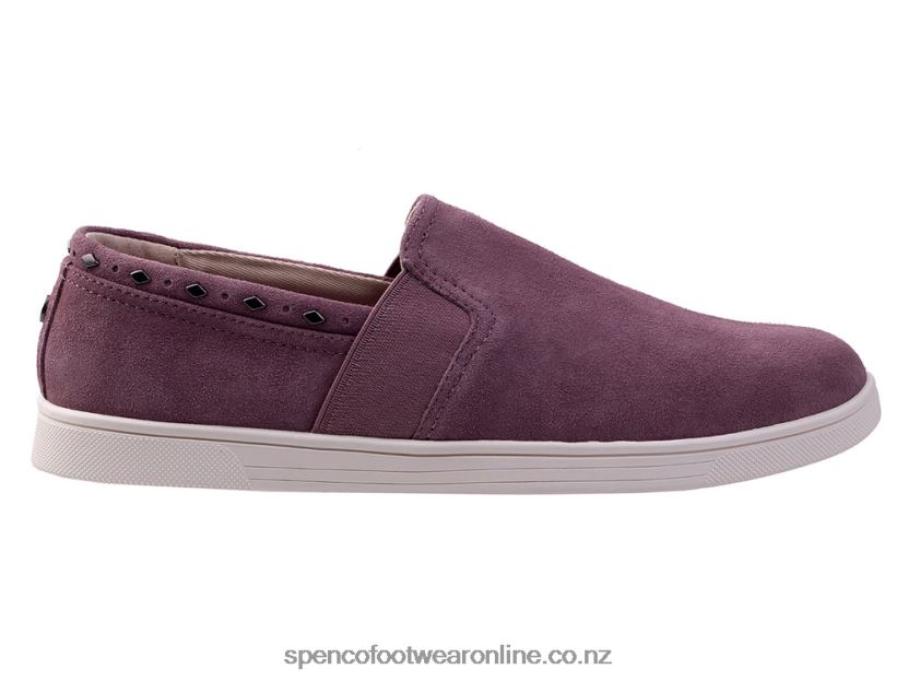 Women Spenco Footwear Santa Barbara Rivet Seasonal 426V8T484 Elderberry