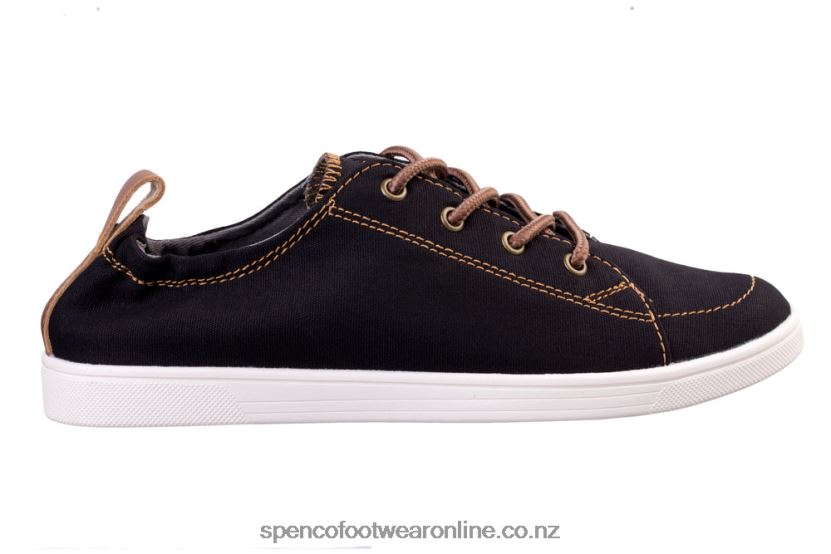 Women Spenco Footwear Santa Clara Canvas Classic 426V8T459 Black