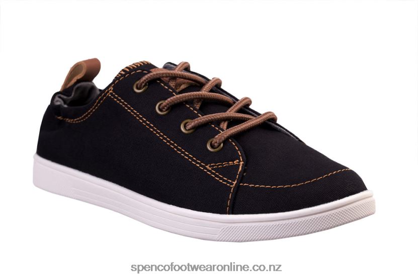 Women Spenco Footwear Santa Clara Canvas Classic 426V8T459 Black