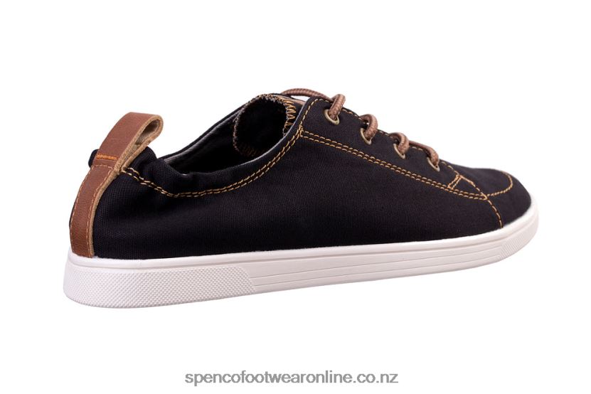 Women Spenco Footwear Santa Clara Canvas Classic 426V8T459 Black