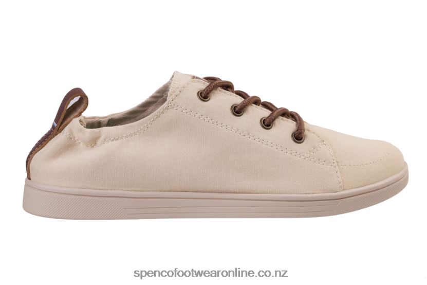 Women Spenco Footwear Santa Clara Canvas Classic 426V8T460 Cream