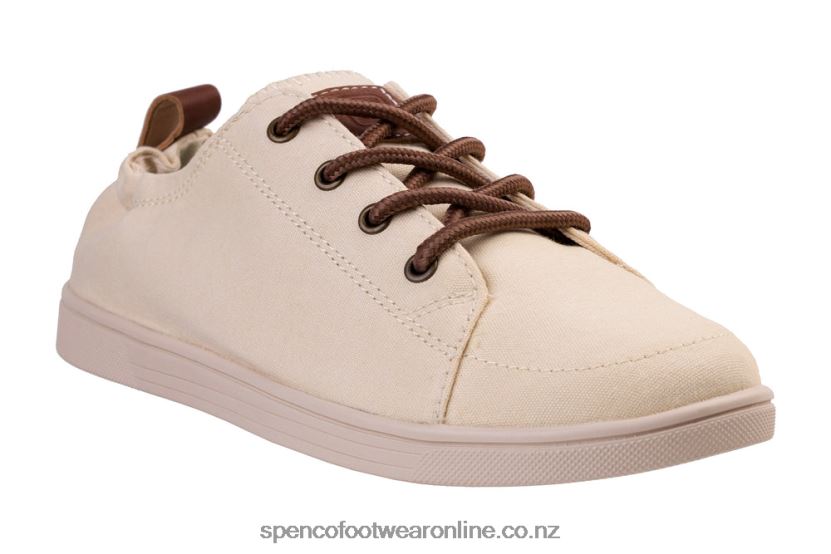 Women Spenco Footwear Santa Clara Canvas Classic 426V8T460 Cream