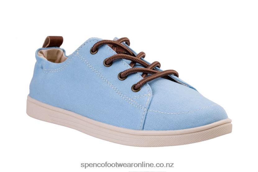Women Spenco Footwear Santa Clara Canvas Seasonal 426V8T457 Blue Glass