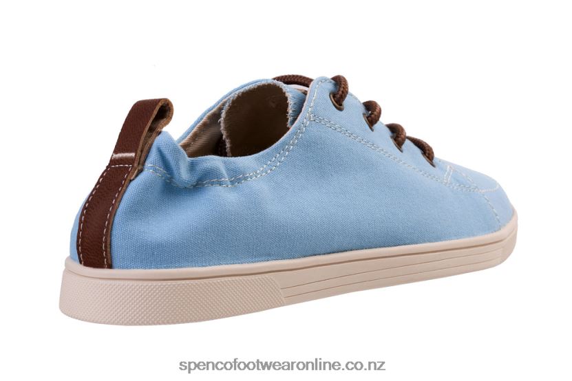 Women Spenco Footwear Santa Clara Canvas Seasonal 426V8T457 Blue Glass