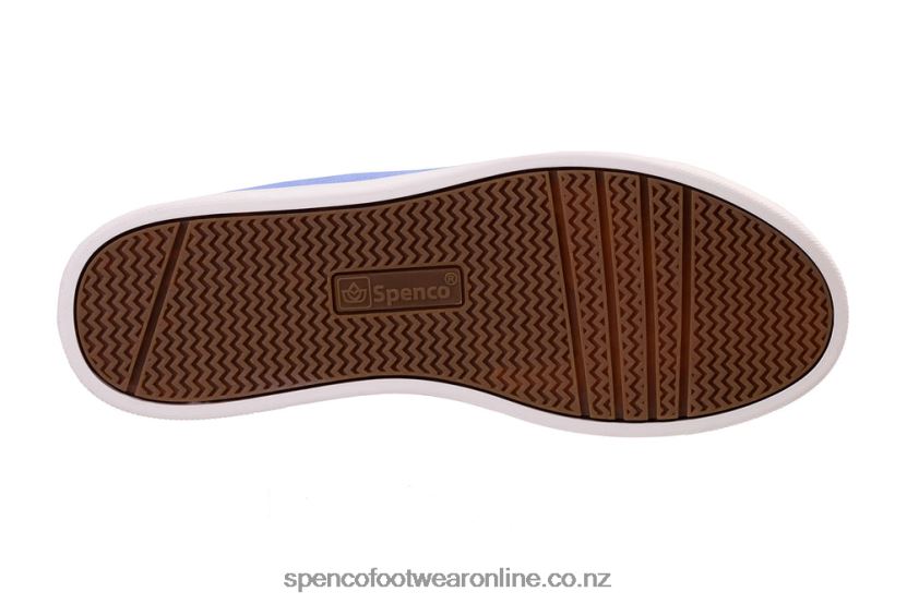Women Spenco Footwear Santa Clara Canvas Seasonal 426V8T457 Blue Glass