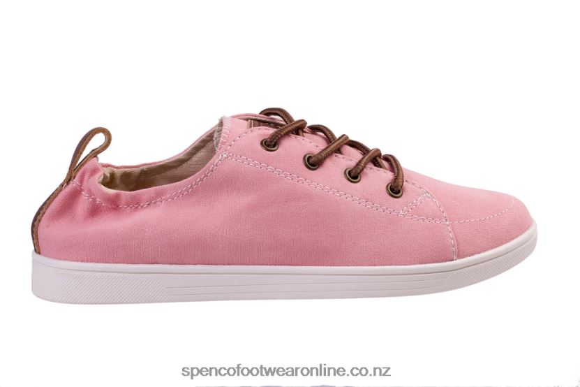 Women Spenco Footwear Santa Clara Canvas Seasonal 426V8T458 Light Pink