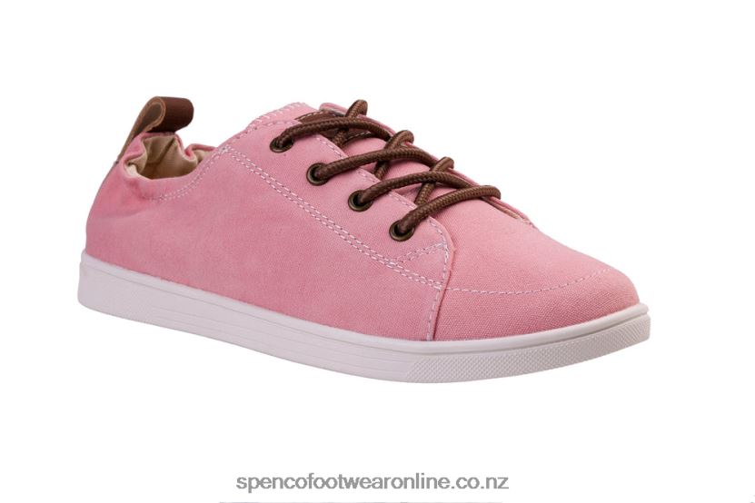 Women Spenco Footwear Santa Clara Canvas Seasonal 426V8T458 Light Pink