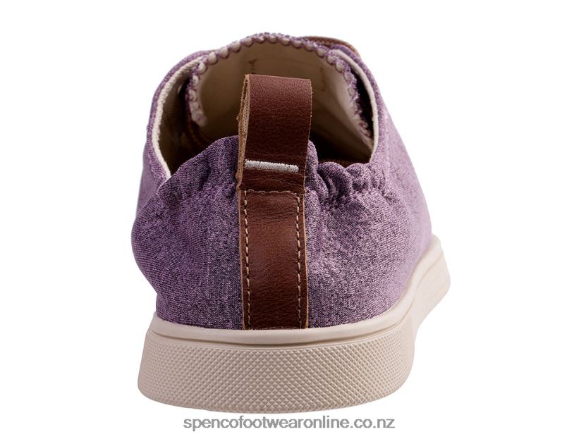 Women Spenco Footwear Santa Clara Heathered 426V8T495 Elderberry