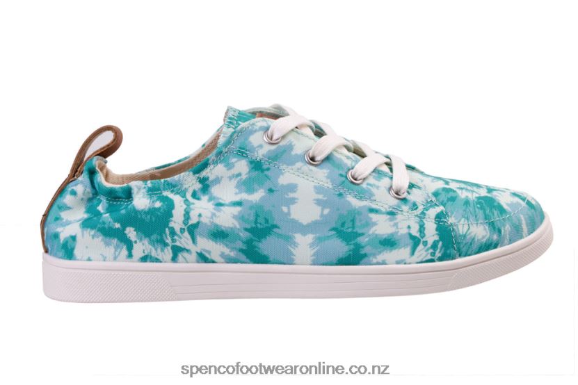 Women Spenco Footwear Santa Clara Tie Dye Pastels 426V8T481 Teal