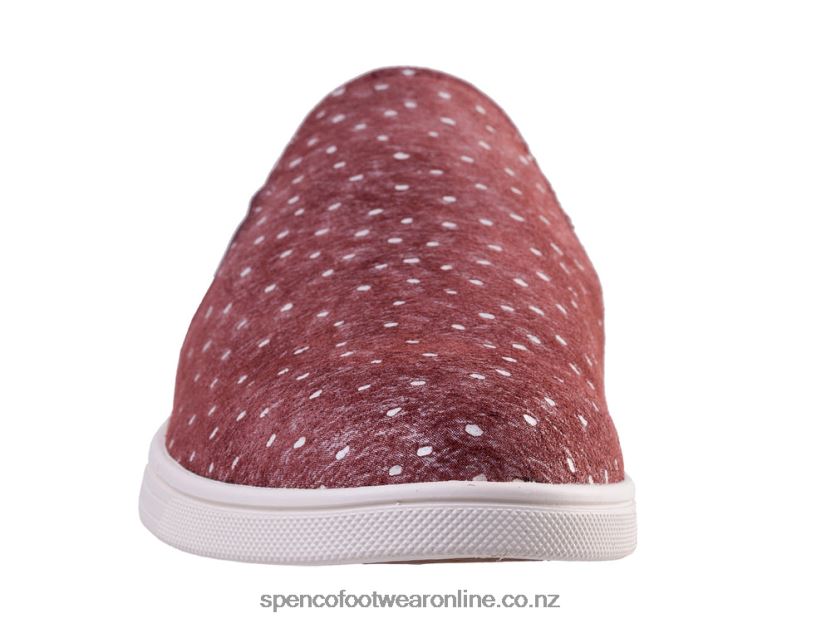 Women Spenco Footwear Santa Cruz Ostrich 426V8T404 Burgundy