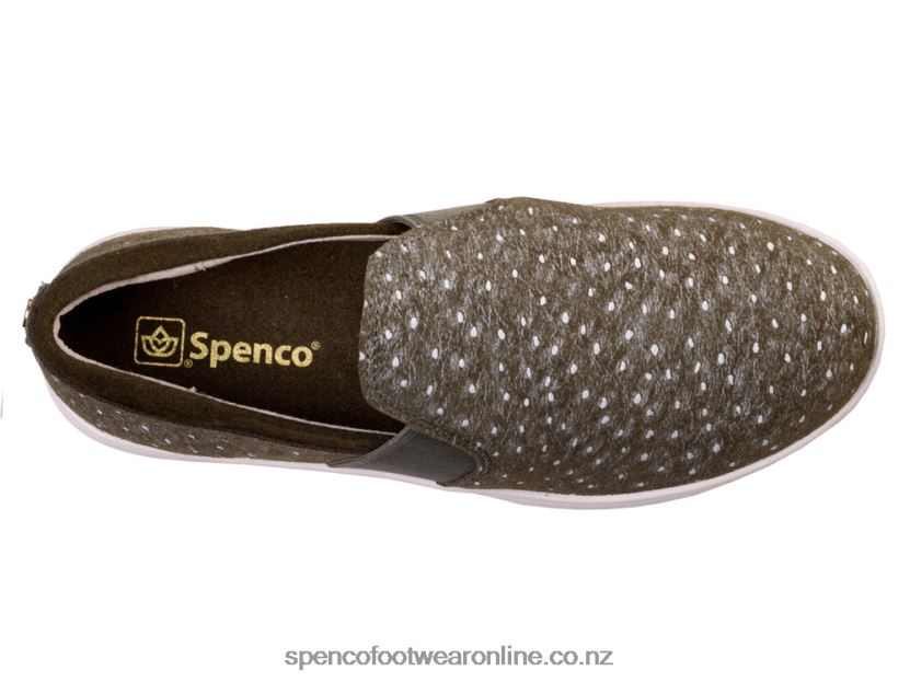 Women Spenco Footwear Santa Cruz Ostrich 426V8T405 Black