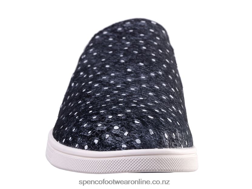 Women Spenco Footwear Santa Cruz Ostrich 426V8T405 Black