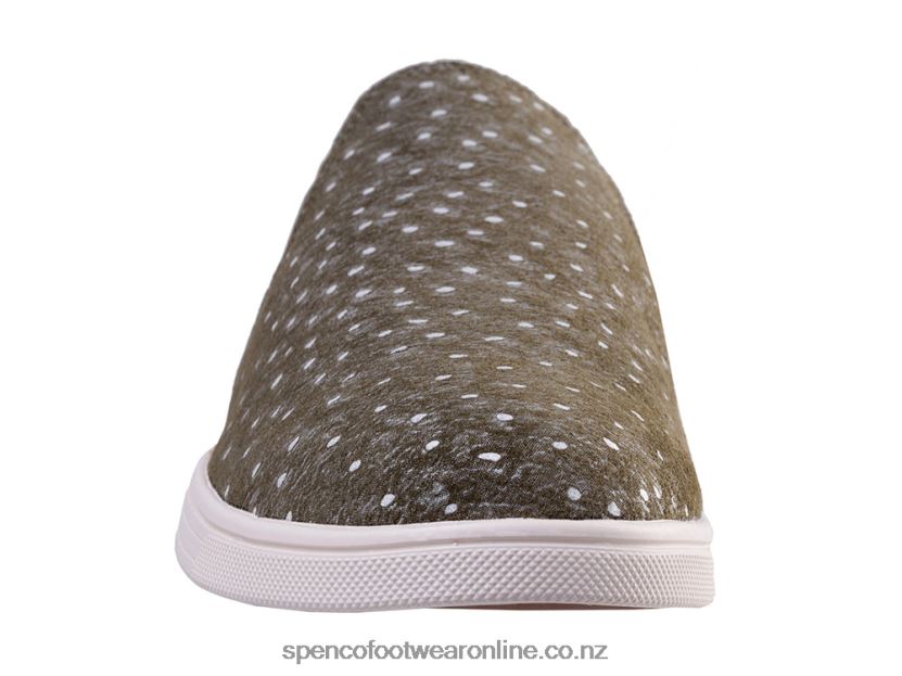 Women Spenco Footwear Santa Cruz Ostrich 426V8T406 Olive