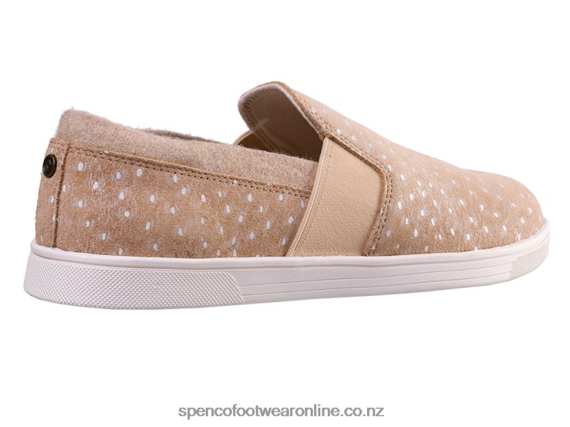 Women Spenco Footwear Santa Cruz Ostrich 426V8T407 Tan