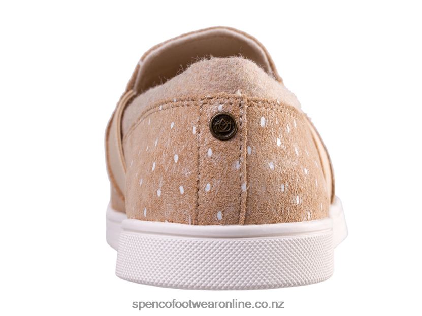 Women Spenco Footwear Santa Cruz Ostrich 426V8T407 Tan