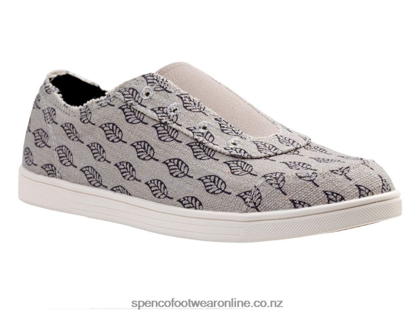 Women Spenco Footwear Santa Maria Batik 426V8T316 Grey