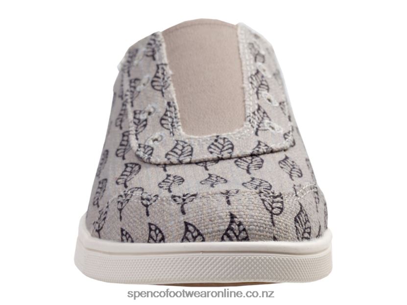 Women Spenco Footwear Santa Maria Batik 426V8T316 Grey