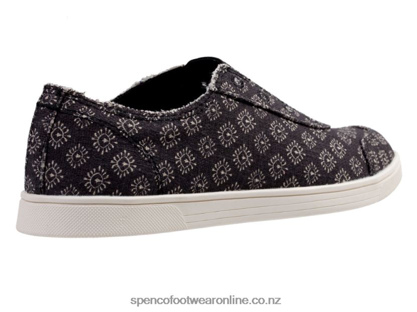 Women Spenco Footwear Santa Maria Batik 426V8T318 Soft Black