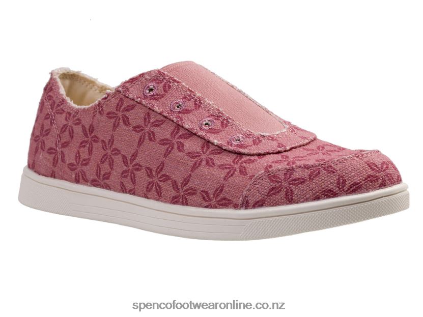 Women Spenco Footwear Santa Maria Batik 426V8T333 Rose Tan