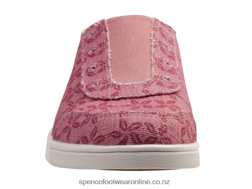 Women Spenco Footwear Santa Maria Batik 426V8T333 Rose Tan
