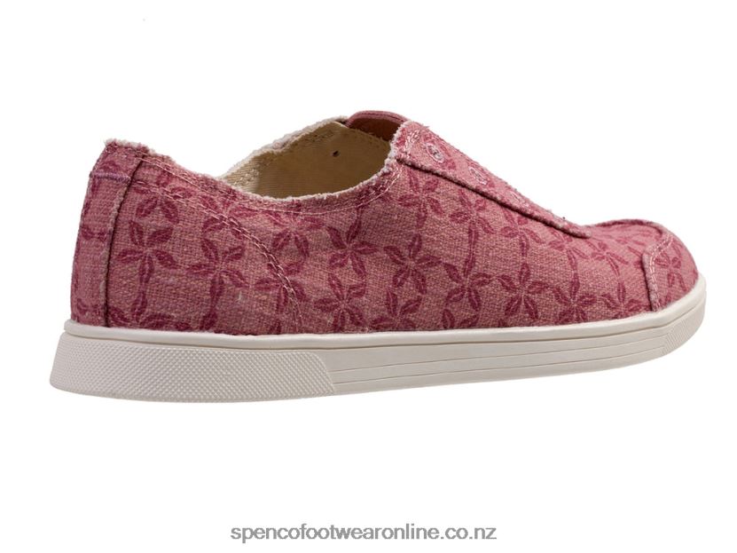 Women Spenco Footwear Santa Maria Batik 426V8T333 Rose Tan