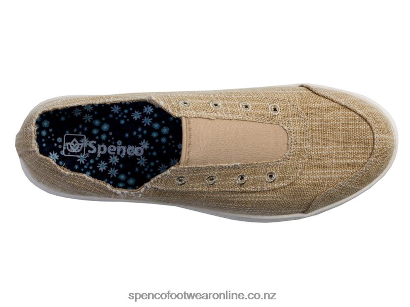 Women Spenco Footwear Santa Maria Canvas 426V8T319 Bluestone