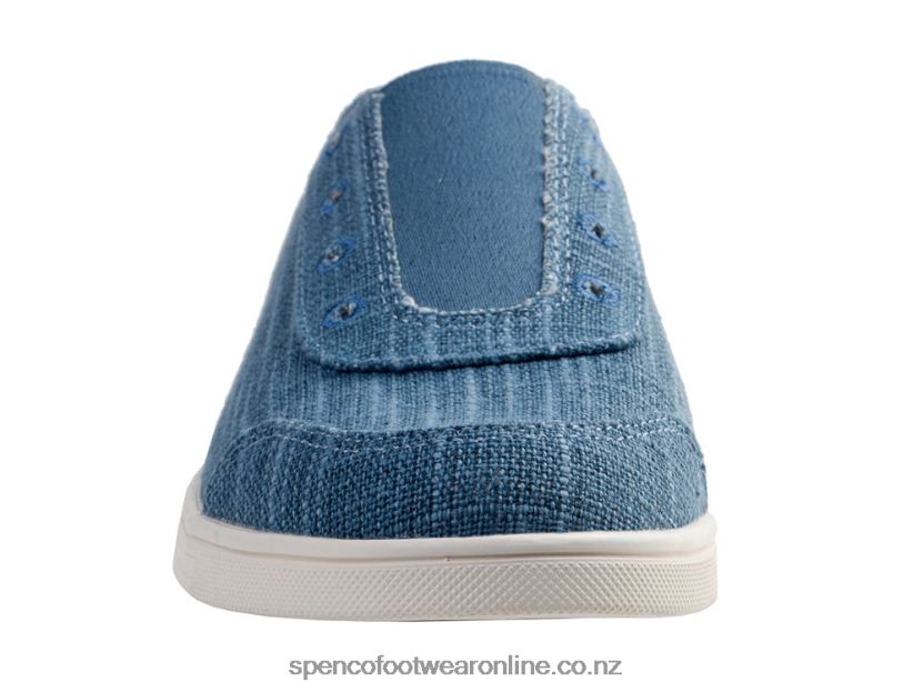 Women Spenco Footwear Santa Maria Canvas 426V8T319 Bluestone