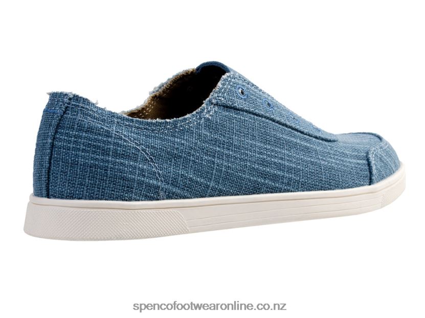 Women Spenco Footwear Santa Maria Canvas 426V8T319 Bluestone