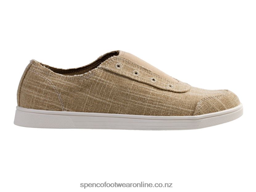 Women Spenco Footwear Santa Maria Canvas 426V8T320 Tan