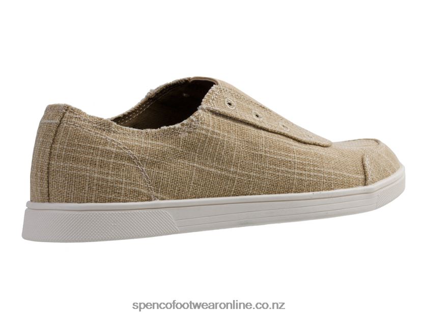 Women Spenco Footwear Santa Maria Canvas 426V8T320 Tan