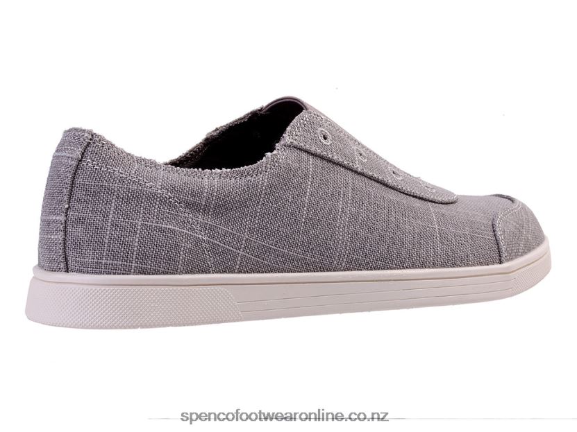 Women Spenco Footwear Santa Maria Canvas 426V8T514 Grey Morn