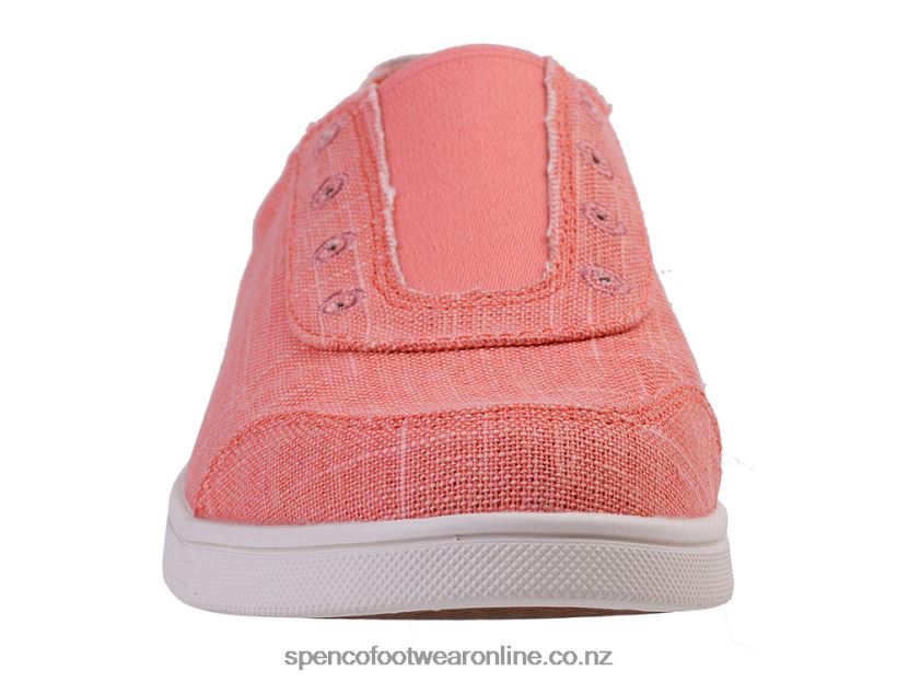 Women Spenco Footwear Santa Maria Canvas 426V8T515 Red