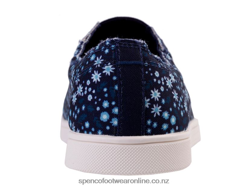 Women Spenco Footwear Santa Maria Floral 426V8T510 Navy